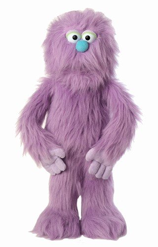 Silly Puppets 30" Purple Monster Puppet, Full Body Ventriloquist Style Puppet