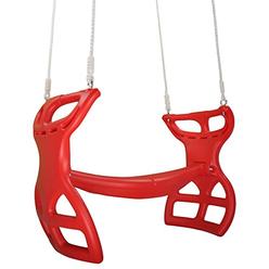 Swing Set Stuff Inc. Swing Set Stuff Glider with Rope (Red) with SSS Logo Sticker