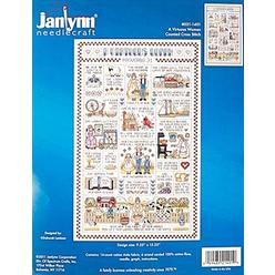 janlynn 50224 counted cross stitch kit 9.25"x15.25", a virtuous woman (14 count)