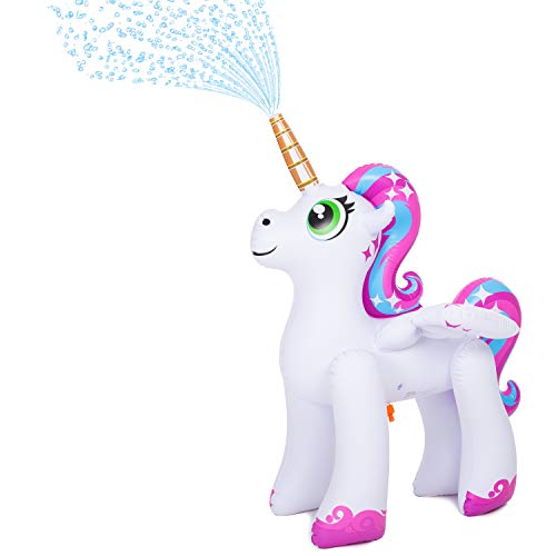JOYIN Inflatable Unicorn Yard Sprinkler, Alicorn/ Pegasus Lawn