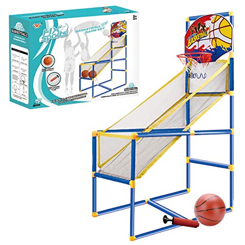Liberty Imports Kids Arcade Basketball Hoop Shot Game - Indoor Sports Shooting System with Mini Hoop, Inflatable Ball and Pump