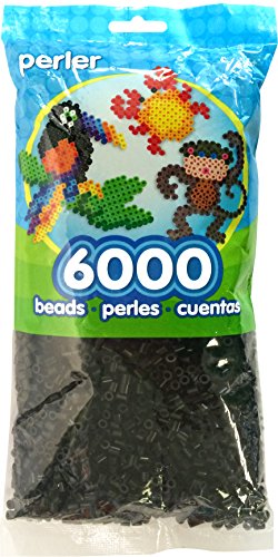 Perler Beads Fuse Beads for Crafts, 6000pcs, Black