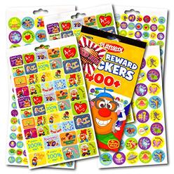 Playskool Stickers~Over 400 Fun Reward and Motivational Stickers Bundled with Specialty GWW Reward Sticker