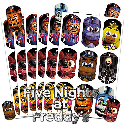 Five Nights at Freddy's Party Supplies Lenticular Stickers Set ~ 40+