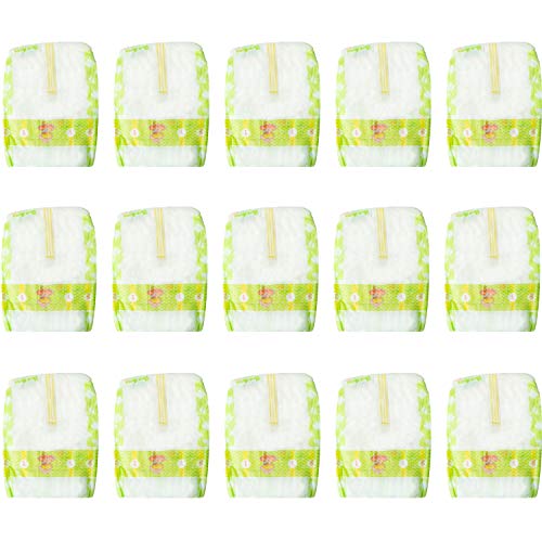 SOTOGO 15 Pieces Baby Doll Diapers Toys Fit for 18" to 22" Dolls,Random Color