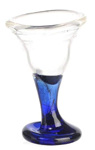 INTERNATIONAL MINIATURES BY CLASSICS International Miniatures Dollhouse Miniature Wine Glass with Blue Stem