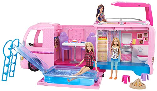 Toy Barbie Giant Camper Van Dreamcamper Vehicle Barbie Dream