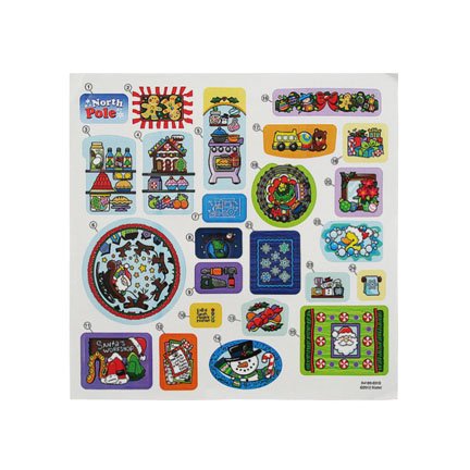 Fisher-Price FIsher Price Little People Christmas Home - Replacement Stickers
