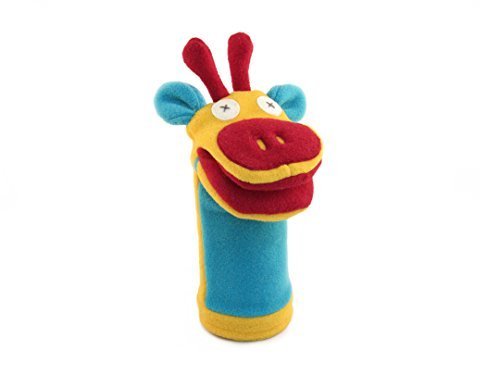 Cate and Levi Cate & Levi - Fleece Hand Puppet - Handmade in Canada - Great for Storytelling (Giraffe)