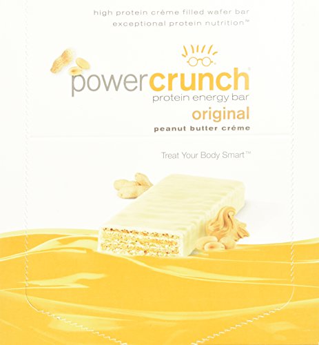 BioNutritional Power Crunch Bars Peanut Butter Creme, 16.8 Ounce (12 Count)  (480G)