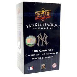 Upper Deck MLB New York Yankees Yankee Stadium Legacy 100 Card Set