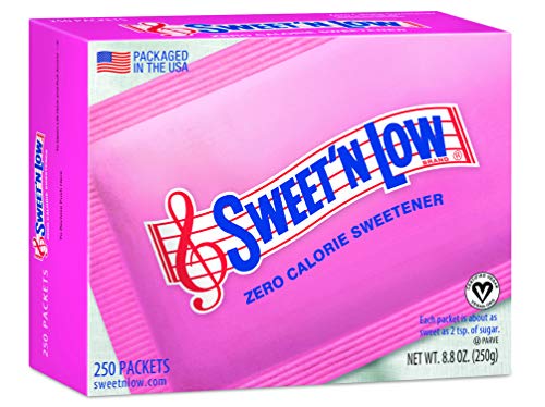 Sweet'N Low Sweetener, 250 Count Packets