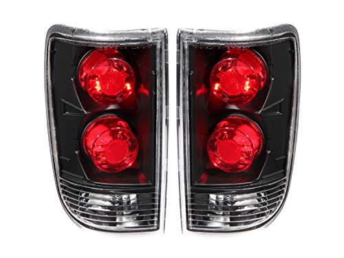 AnzoUSA Anzo USA 211005 Chevrolet Blazer Black Tail Light Assembly - (Sold in Pairs)