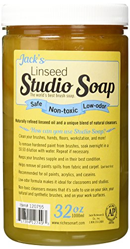 Jack Richeson 120755 1000 ml Linseed Studio Soap