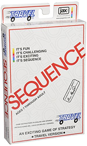 Jax Ltd Games Travel Sequence - The Exciting Strategy Game in a Compact Travel Case!