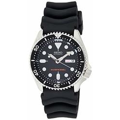 Seiko Men's Automatic Analogue Watch with Rubber Strap SKX007K