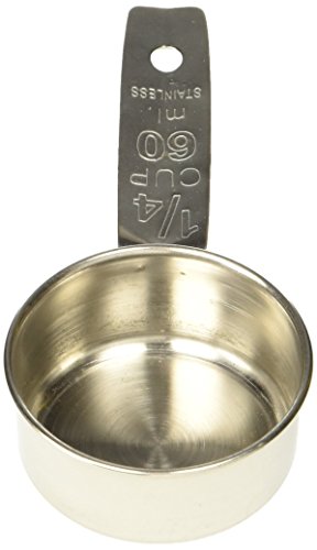 Crestware Stainless Steel Measure, 1/4 Cup Only