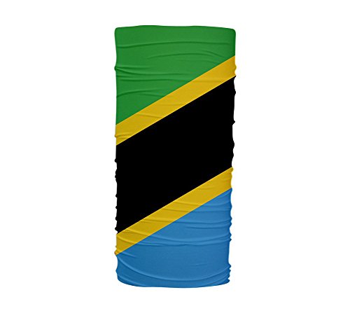 ScudoPro Tanzania Flag Multifunctional UV Protection Headband