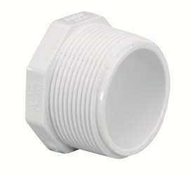 Lasco 450-020 White 2-Inch 10-Pack Plug Replacement for select Lasco Schedule 40 Solvent Weld PVC Pipe