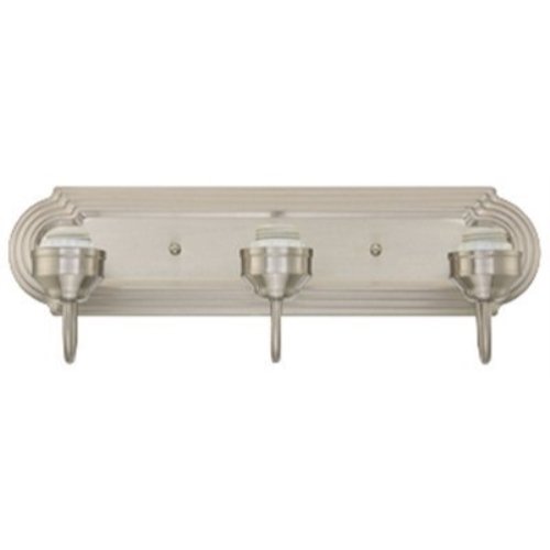 Westinghouse 6300800 Three Light Brushed Nickel Interior Wall Fixture