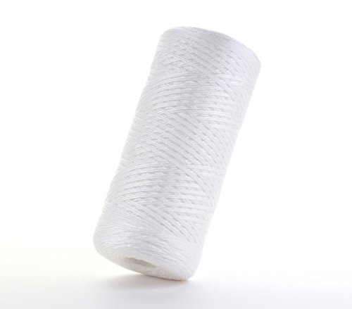 Hydronix SWC-45-10100 Universal Whole House Sediment String Wound Water Filter Cartridge 4.5" x 10" - 100 Micron