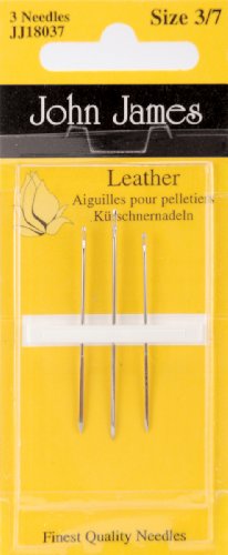 Colonial Needle Leather Hand Needles-Assorted 3/Pkg