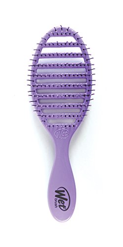 Wet Brush Speed Dry Hair Brush - Purple - Exclusive Intelliflex Bristles - Vented Design Speeds Dry Time While Contouring To