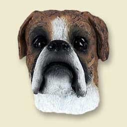 conversation concepts Boxer Dog Magnet - Uncropped Ears - Brindle
