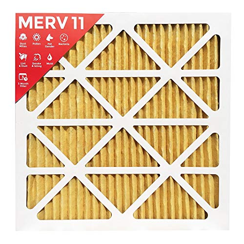 Filters Delivered 10x10x1 MERV 11 (MPR 1000) Pleated AC Furnace Air Filter - 12 Pack