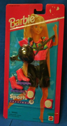 Barbie Sports Fashions Rollar Blading Outfit and Accessories (1995)