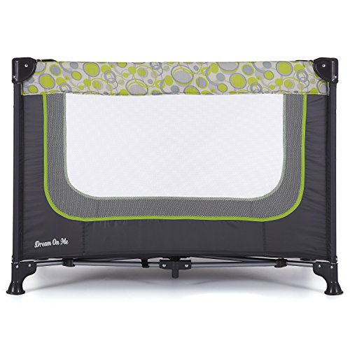 Dream On Me Zodiak Portable Playard, Grey/Green