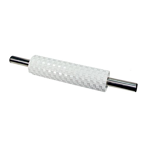 PME Sugarcraft deep impression basketweave rolling pin 10 inches by pme by pme sugarcraft