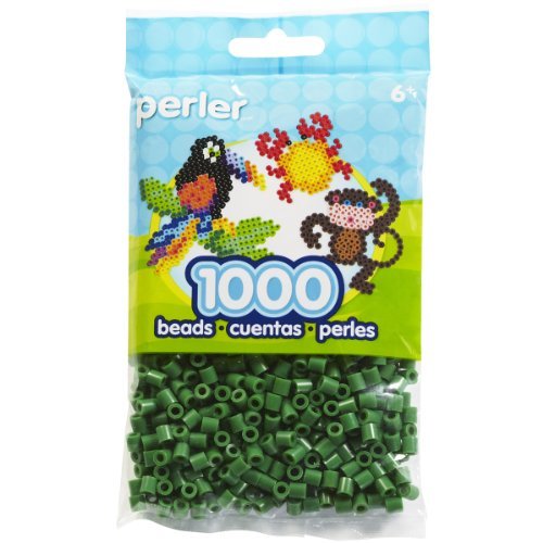 Perler Beads Pack (1000-Piece, Dark Green) by Perler