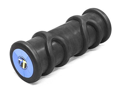 Pro-Tec Athletics Y-Roller High Density Contoured Foam Roller, Solid Core Blue/ Black