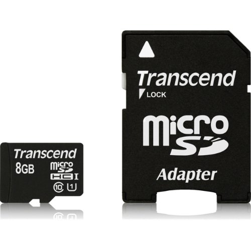 Transcend Information TS8GUSDU1 8GB Micro SDHC Class 10 UHS 1