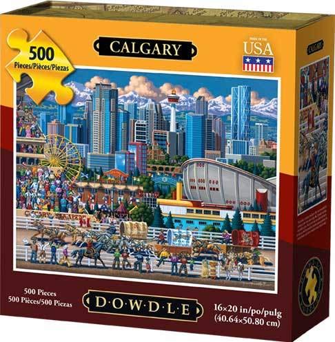 Dowdle DÂ·OÂ·WÂ·DÂ·LÂ·E Dowdle Jigsaw Puzzle - Calgary - 500 Piece