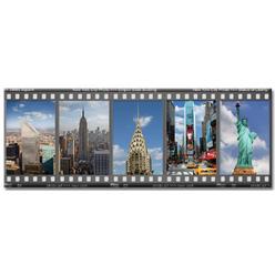 NY Poster Inc New York Landmarks Color Filmstrip - New York City Photo Souvenir Refrigerator Magnet - NYC Fridge Magnets