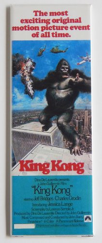Blue Crab Magnets King Kong 1976 Fridge Magnet (1.5 X 4.5 Inches)
