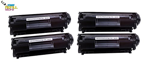 Toner Refill Store Compatible Toner Cartridge Replacement for The HP Q2612X. (Black, 4-Pack)