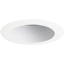 Juno 444W-WH, 4" 4 inch Low Voltage Round IC Rated Recessed Trim, 50 Total Watts Halogen, White