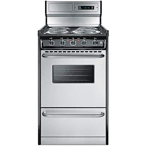 Summit Appliance  TEM130BKWY Kitchen Cooking Range, Stainless Steel