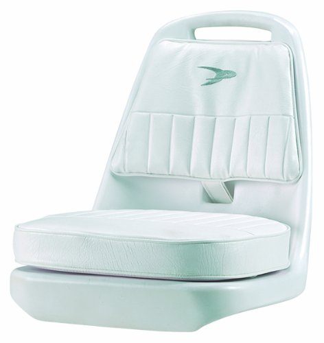 Wise 8WD013-3-710 Standard Pilot Chair with Cushions and Mounting Plate,White