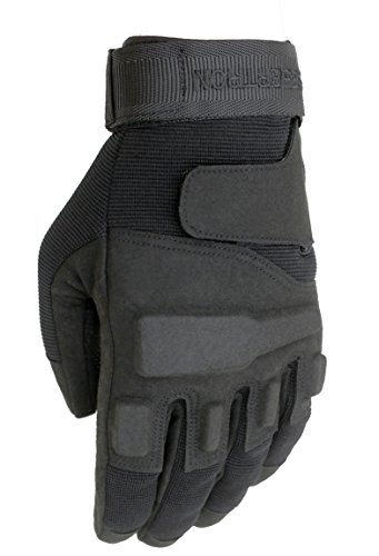 Seibertron Adult Or Youth S.O.L.A.G Sports Outdoor Full Finger Gloves Black XL