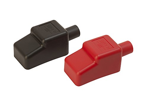 Sea Dog Line Sea Dog 415110-1 1/2" Battery Terminal Covers - Red/Black, Packaged