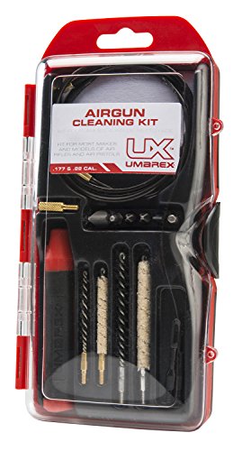 Umarex .177 and .22 Caliber Air Gun Cleaning Kit - Includes Cleaning Rod, Brushes, Mops, Jags, Pads, Driver Set and Thread