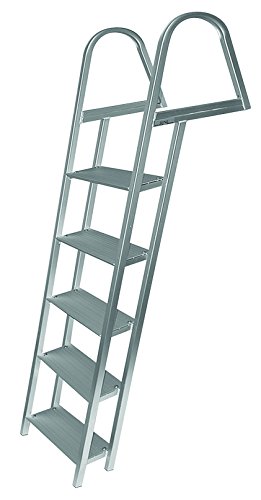 JIF MARINE Products LLC 5 LLC 5 Anodized Aluminum Dock Ladder