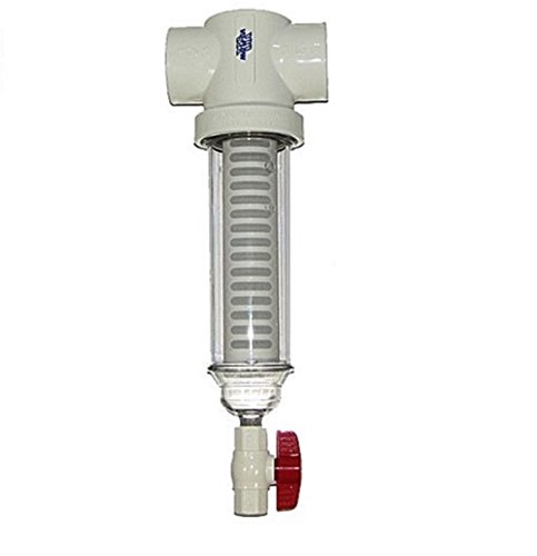KleenWater/Rusco Rusco / Vu-Flow 2 Inch 250 Mesh Spin Down Sediment Water Filter 50 GPM with One Additional Replacement Screen