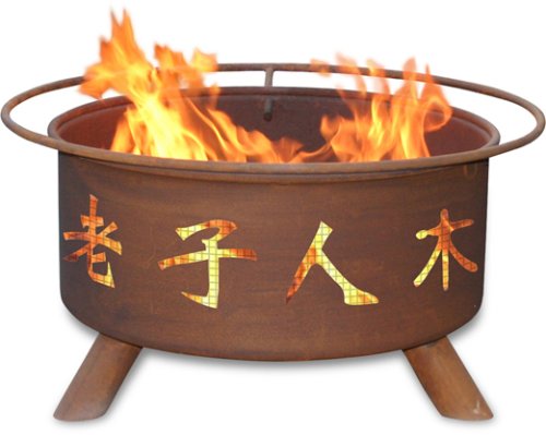 Patina Products F103,  30 Inch  Chinese Symbols Fire Pit