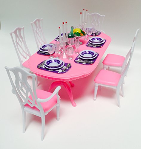 zfinding My Fancy Life Dollhouse Furniture - Dining Room Play Set
