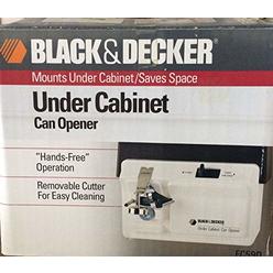 under cabinet can opener black from